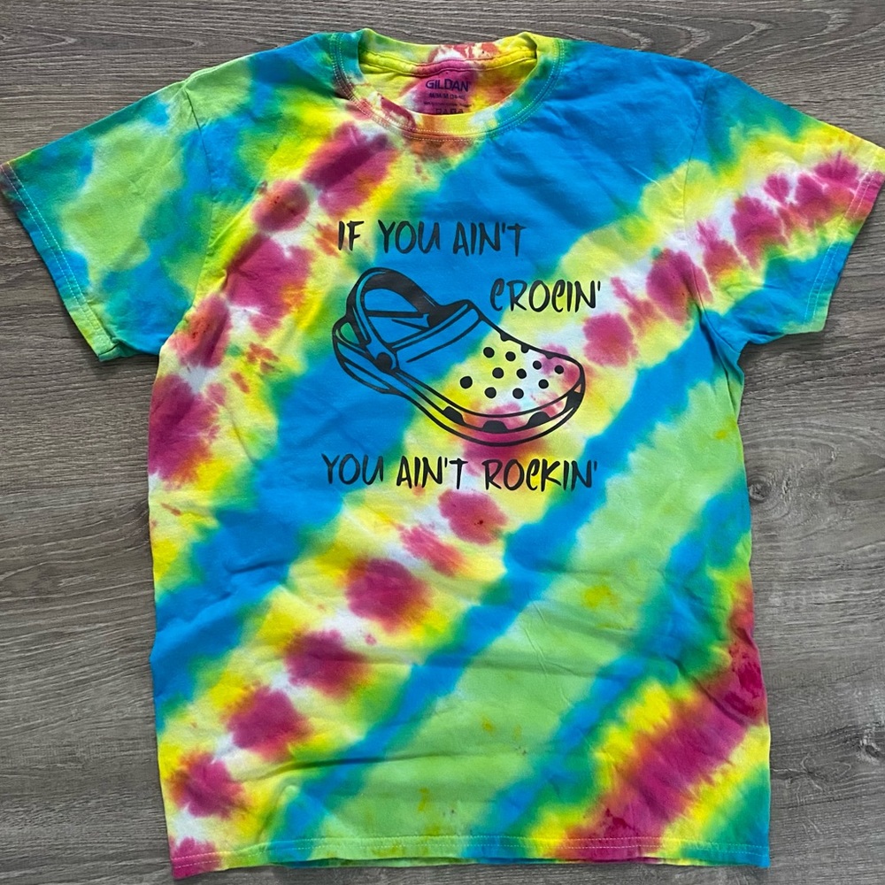 New! Croc tie dye